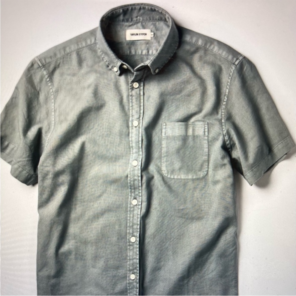 Taylor Stitch Short Sleeve Jack Shirt - Dusk color
